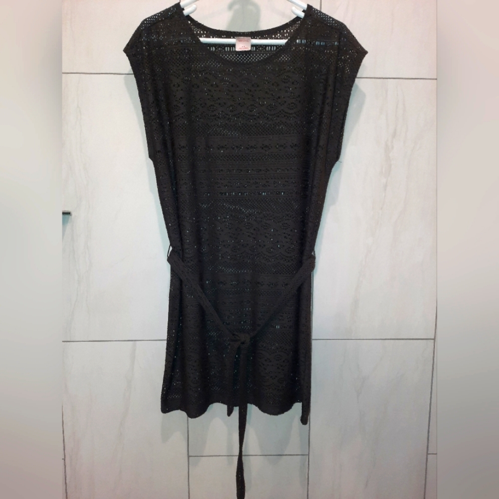 Merona gray women's swimsuit cover up size medium excellent used condition